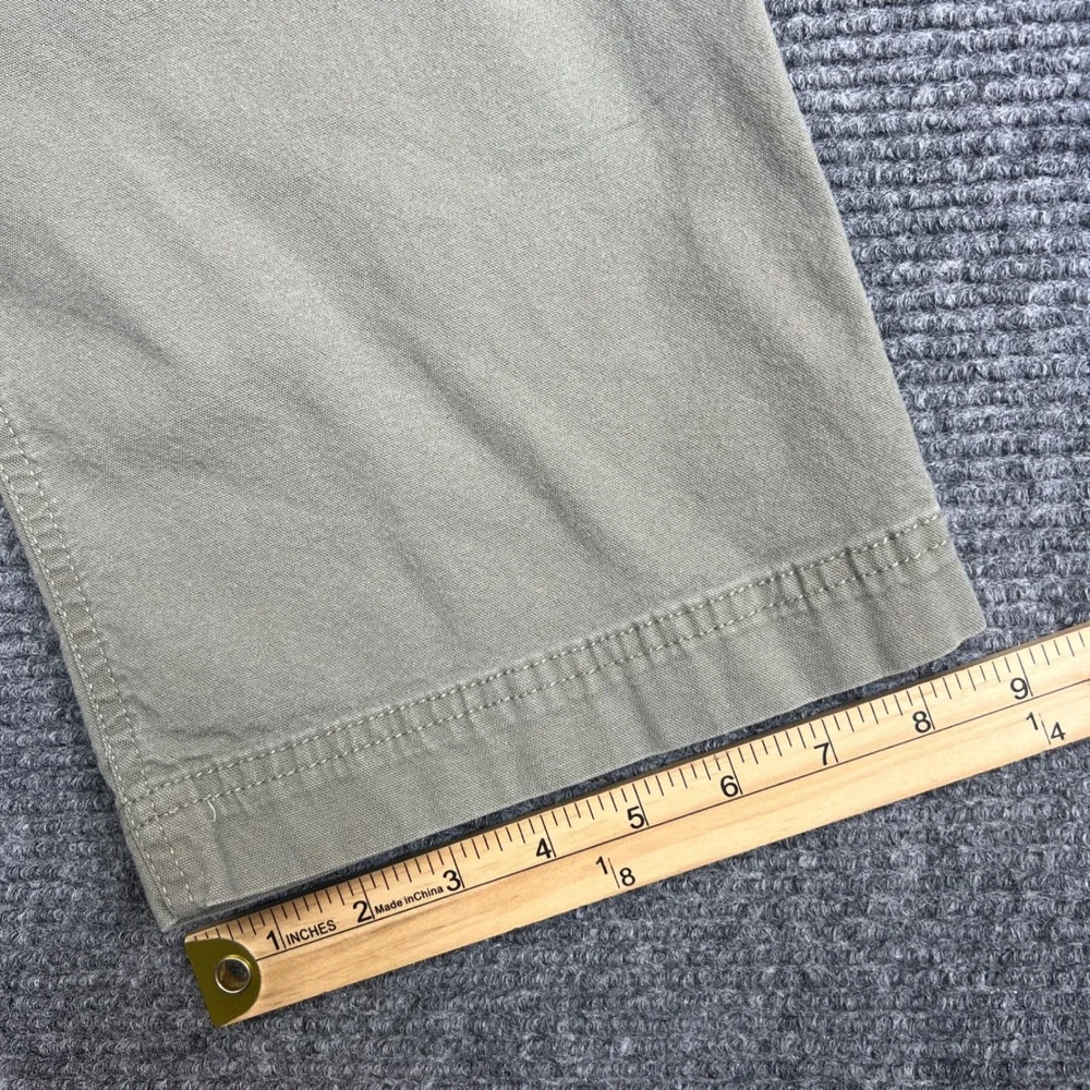 Columbia Mens Regular Fit Utility Pants Sage Green 40x30 Cotton Stretch Hiking